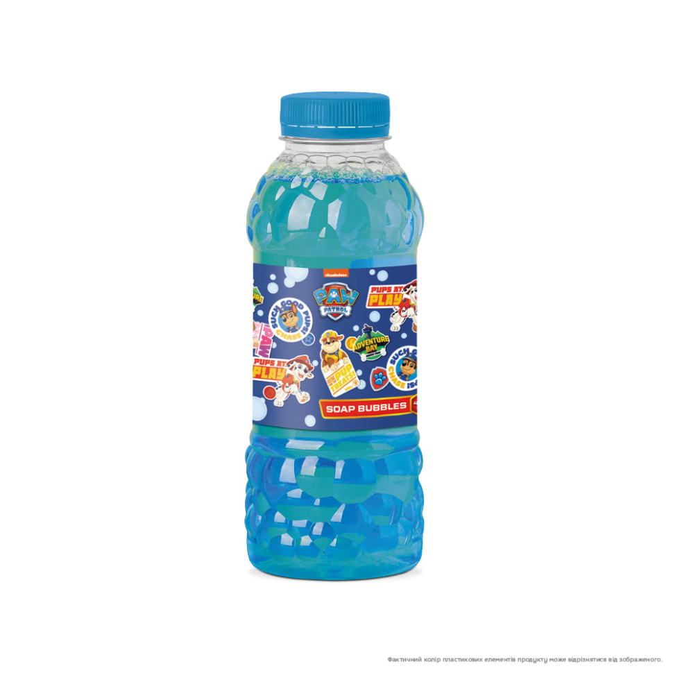 Мильні бульбашки "Mega Bubbles з тарілкою Paw Patrol" 200513 об9;єм 450 мл
