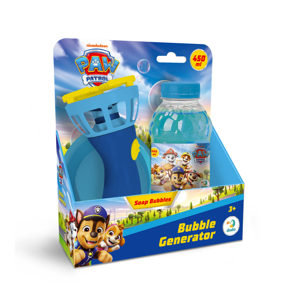 Генератор мильних бульбашок "Paw Patrol" 200736 об9;єм 450 мл