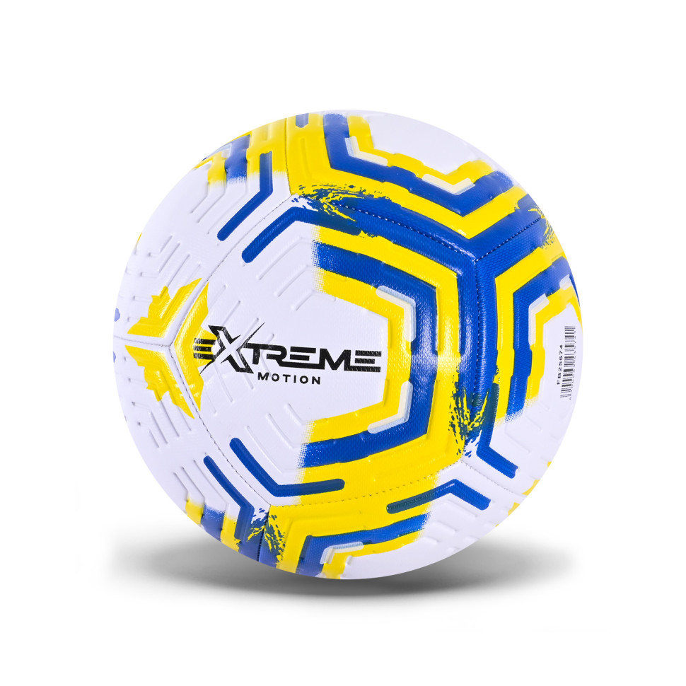 М9;яч футбольний FB25674(Blue) розмір №5, PU 400 грам