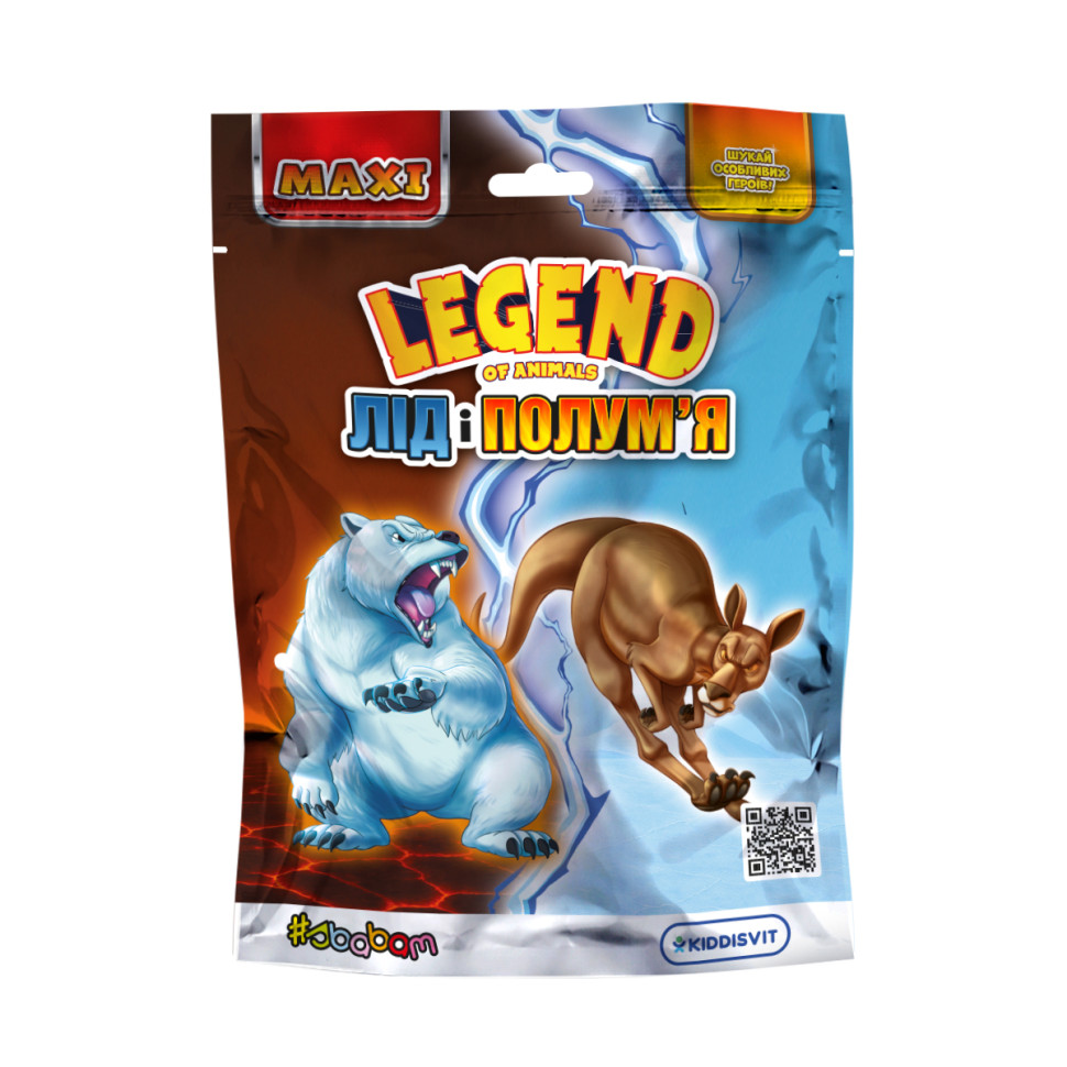 Стретч-іграшка у вигляді тварини Лід та полум9;я 60/CN25 серії Legend of animals