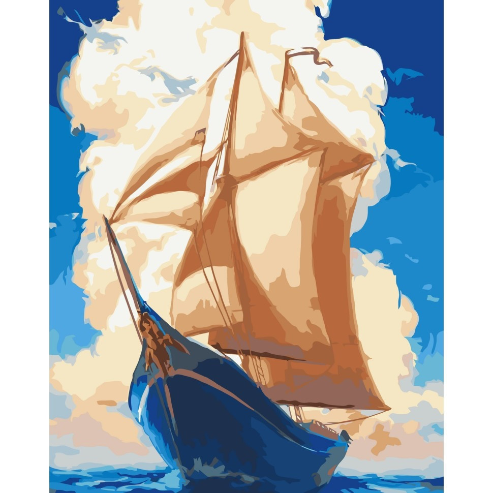 Картина за номерами "Прогулянка морем" 10629-AC 50х40 см