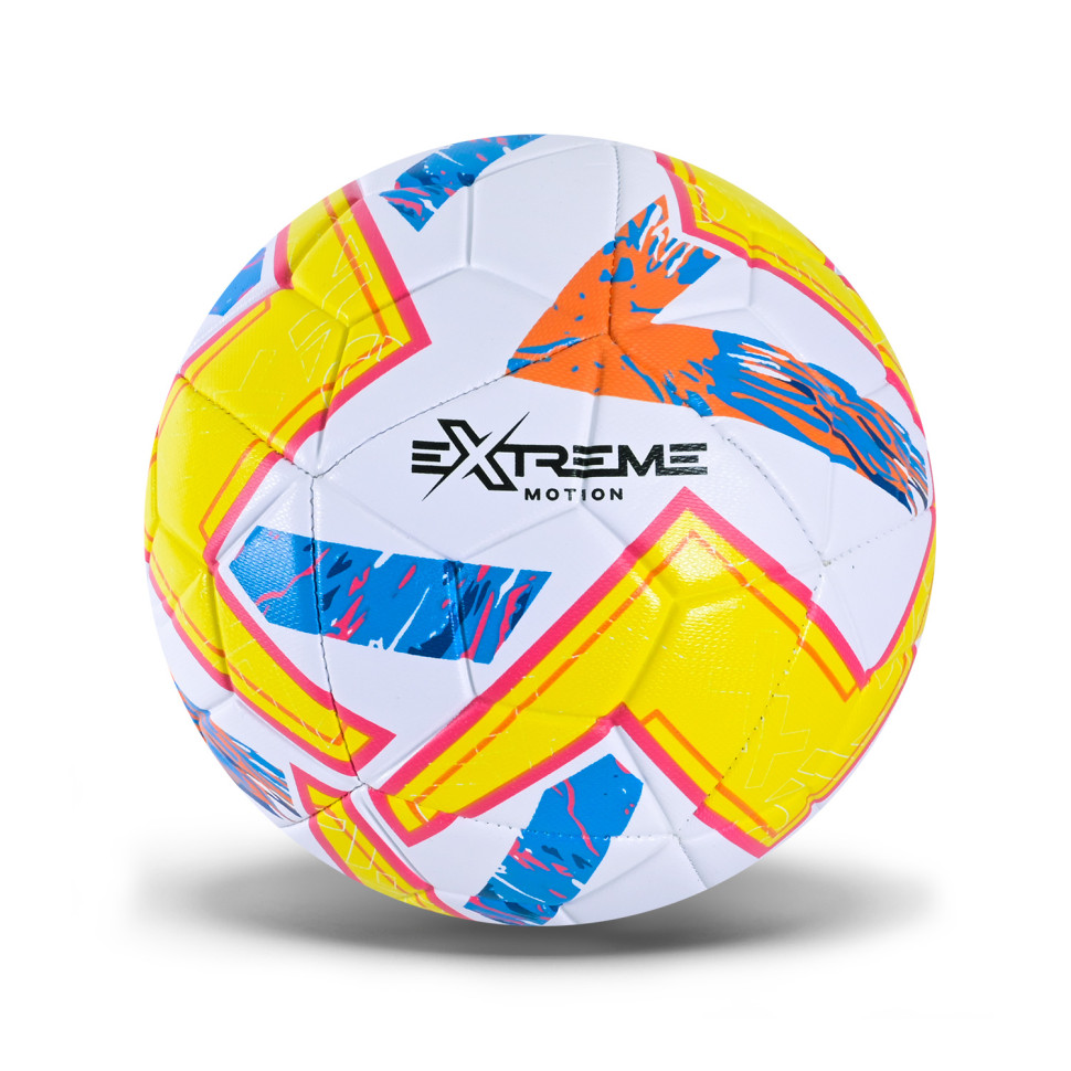 М9;яч футбольний FB25673(Yellow-Orange) розмір №5, PU, ​​400 гр