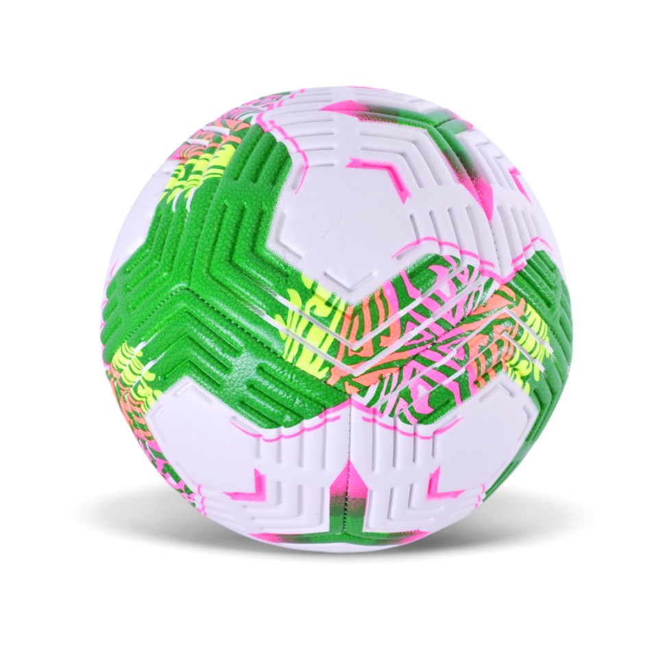 М9;яч футбольний FB25537(Green) розмір №5, PU, ​​420 гр