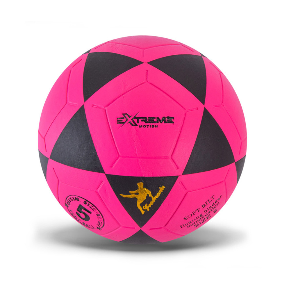 М9;яч футбольний FB24521(Pink) розмір №5, ПВХ, 390 гр