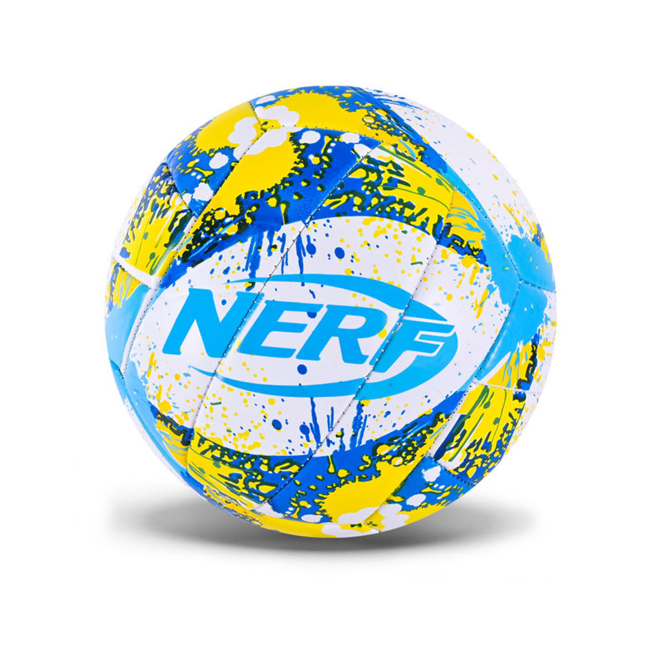 М9;яч волейбольний Nerf VB25621(Blue) полімерні матеріали, діаметр 21 см