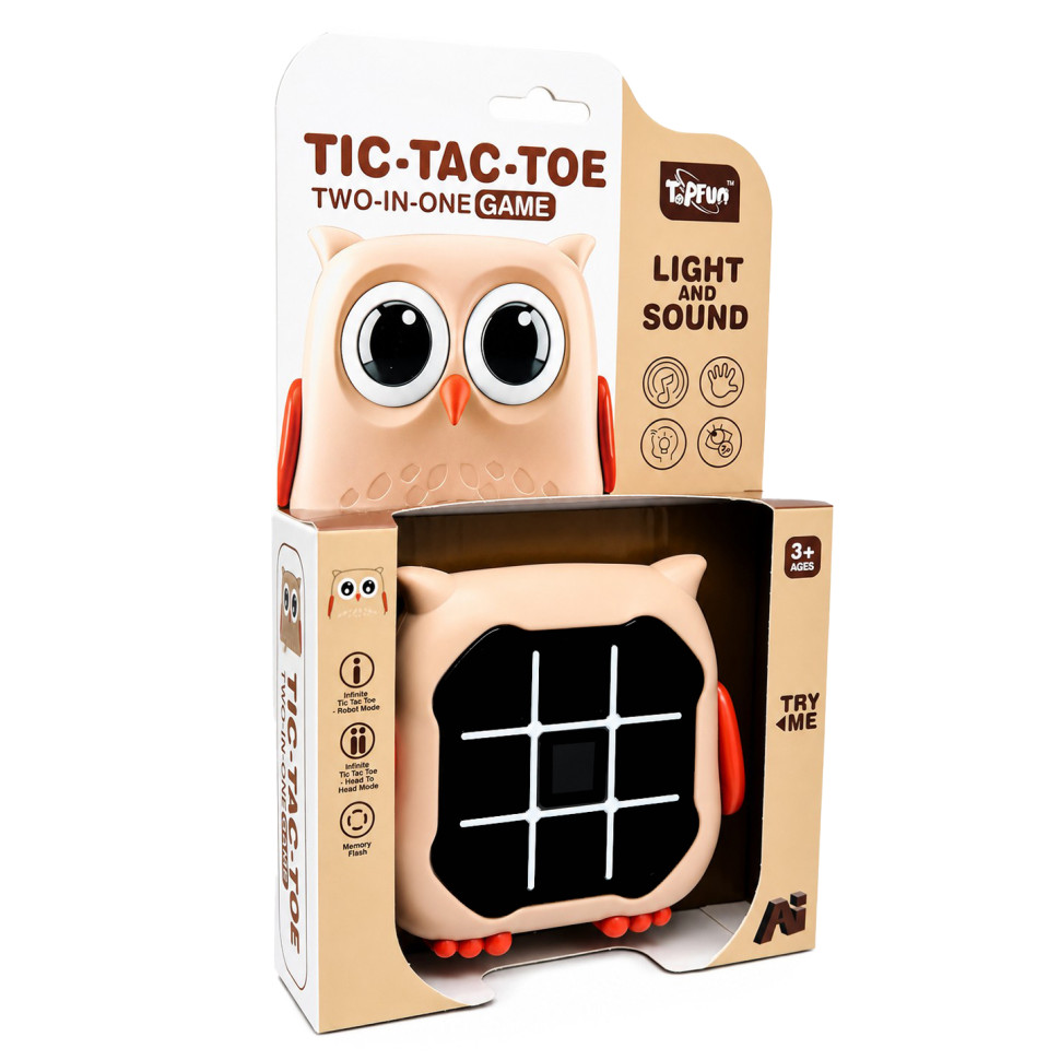 Дитяча гра "Натискай швидко: Сова" Tic-Tac-Toe G66-6 зі світлом та звуком