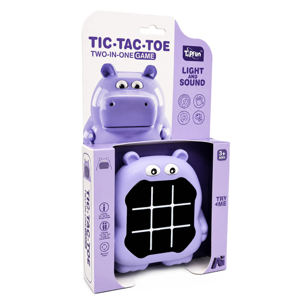 Дитяча гра "Натискай швидко: Бегемот" Tic-Tac-Toe G66-4 зі світлом та звуком