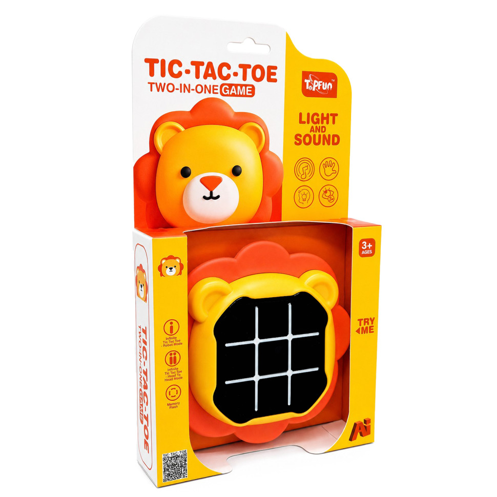 Дитяча гра "Натискай швидко: Лев" Tic-Tac-Toe G66-1 зі світлом та звуком