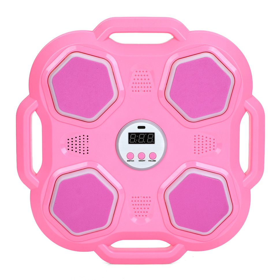 Настінний боксерський тренажер-мішень MS 4651(Pink) 2 боксерські рукавички