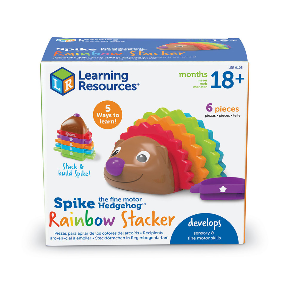 Навчальний ігровий набір Барвистий їжачок Learning Resources LER9105, 6 елементів