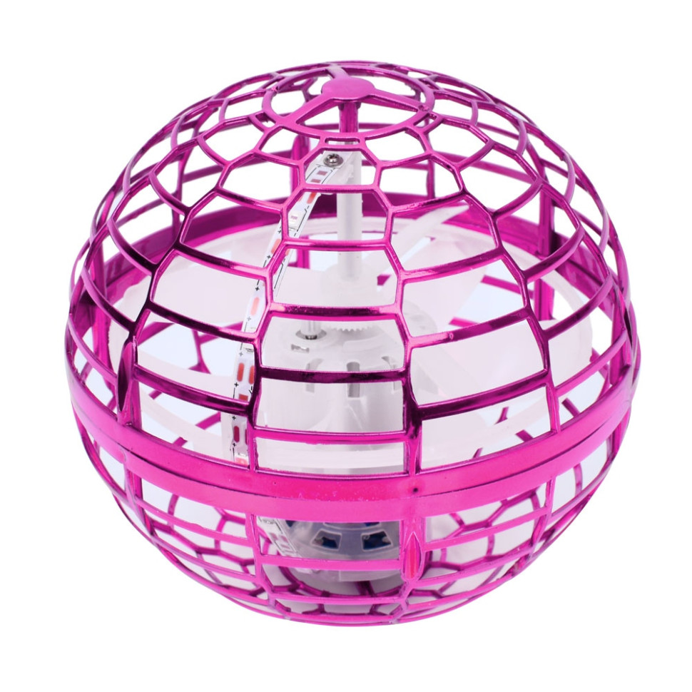 Літаючий світловий м9;яч Flynova 988G(Pink) розмір 9,5 см