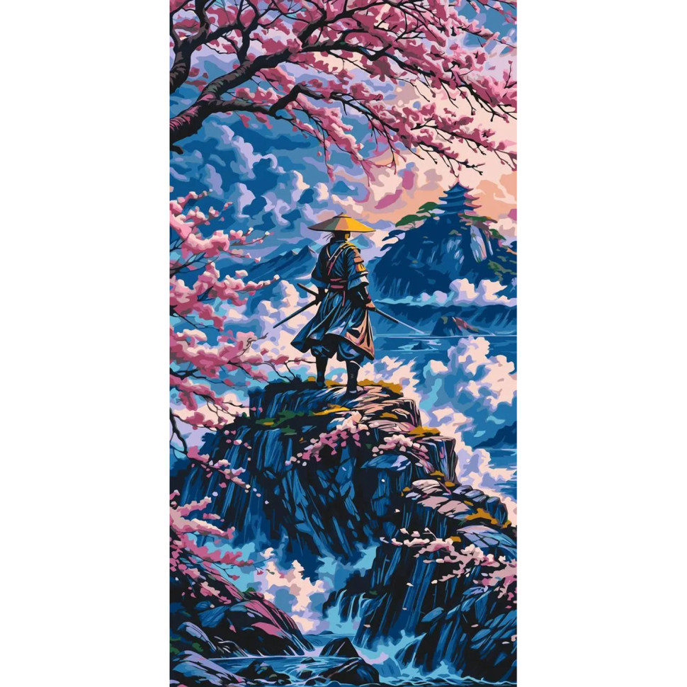 Картина за номерами "Шлях самурая" LW5134, 40х80 см