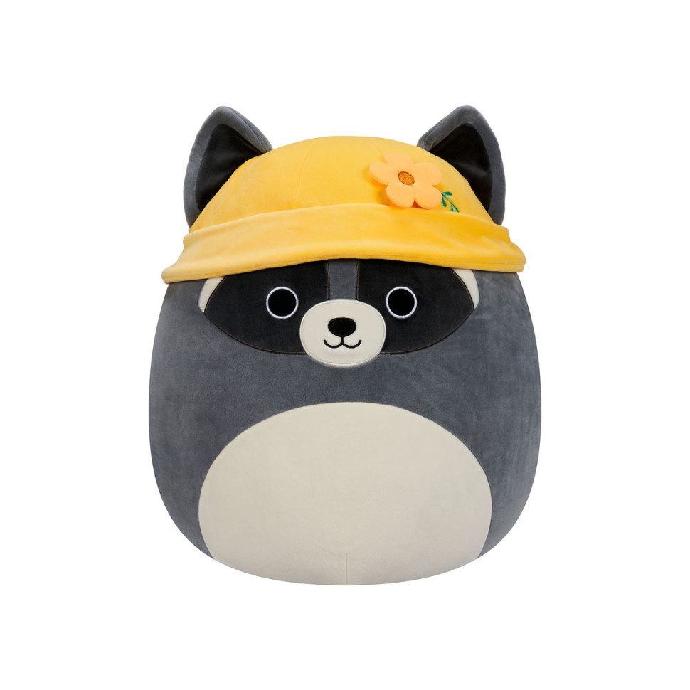 УЦІНКА! М9;яка іграшка Єнот Роккі в панамці Squishmallows SQER00820-UC, 13 см