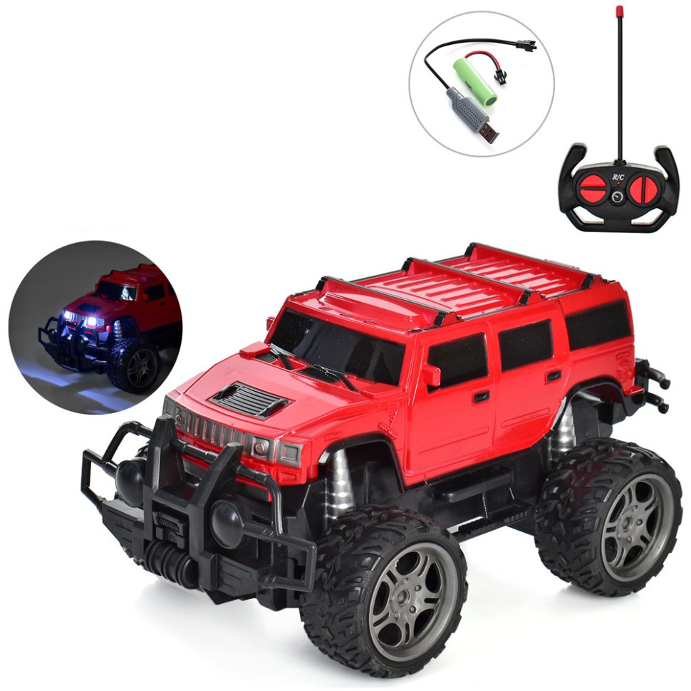 УЦІНКА!!! Дитяча машинка на радіокеруванні "Джип" Bambi 512A(Red)-UC червоний, 1:16
