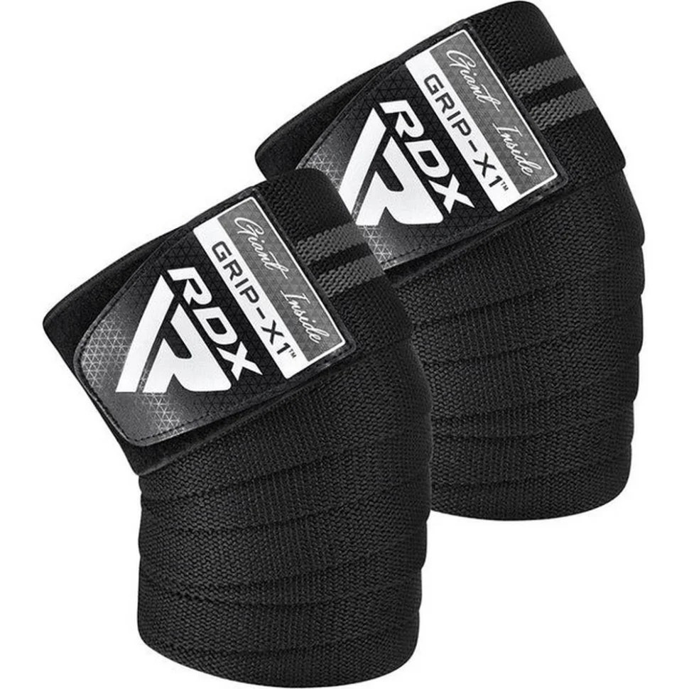 Бінти на коліна KR11 GYM Knee Wrap RDX Inc WAH-KR11BG, Black/Grey