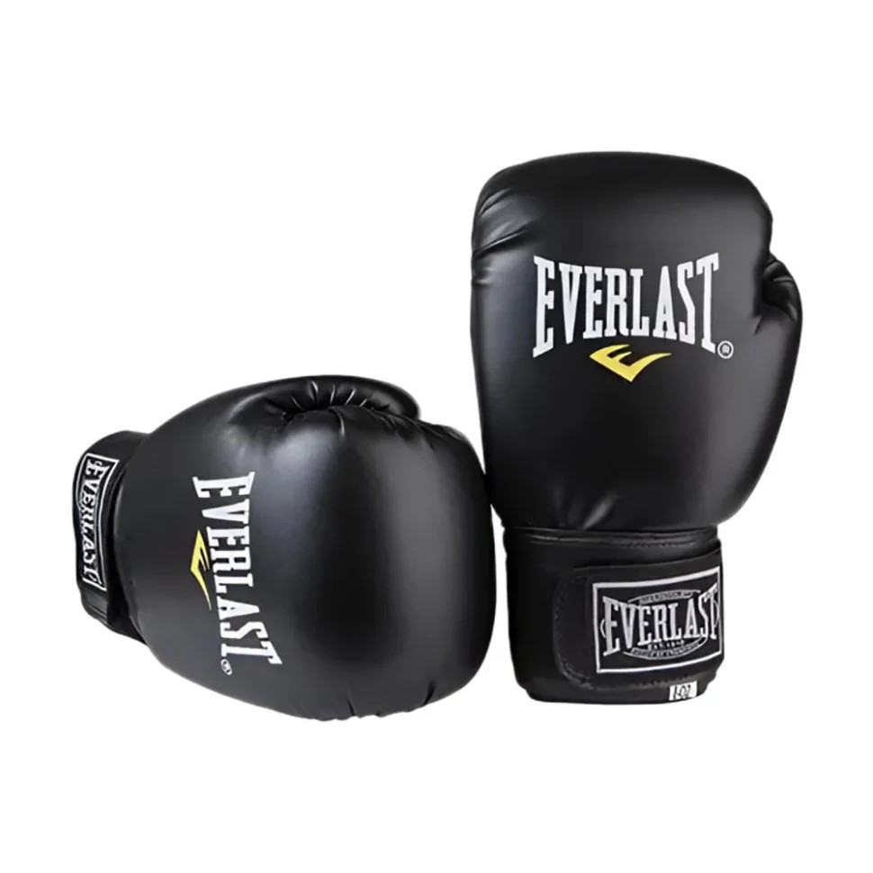 Боксерські рукавички Everlast EF-0370-16 чорні 16 унцій (16 oz)