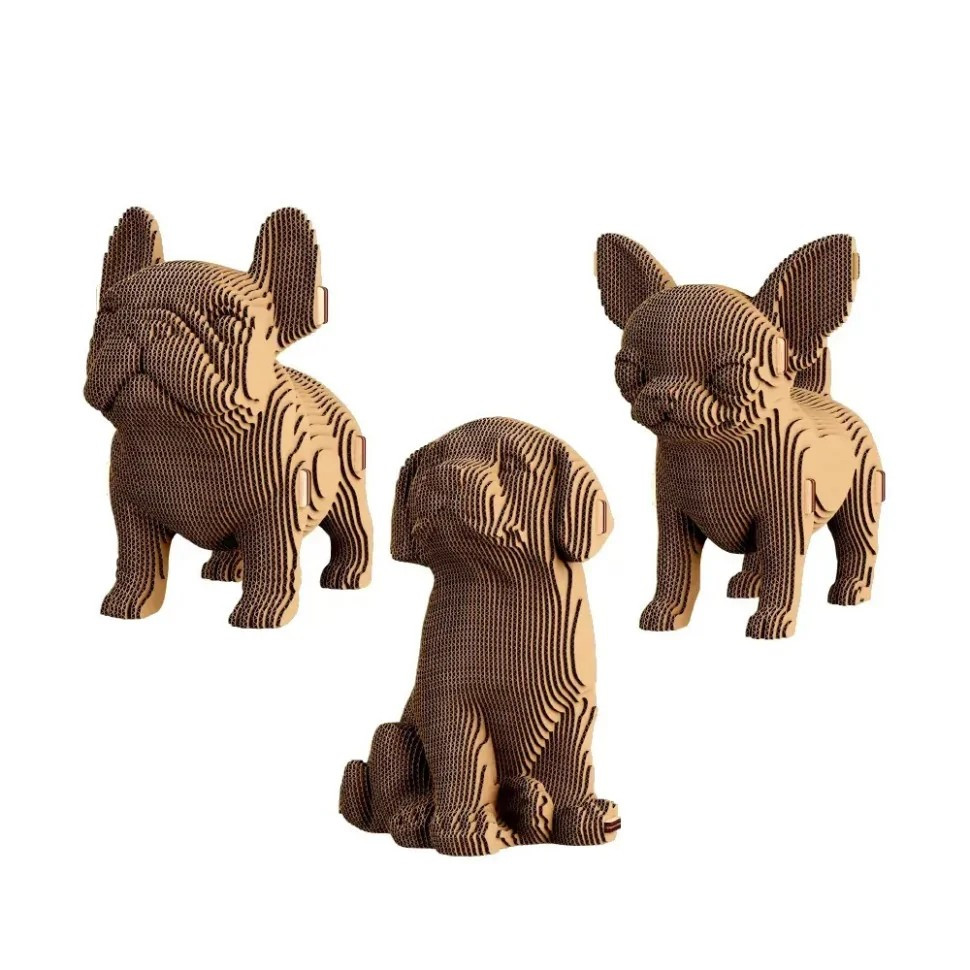 Картонний конструктор 3D Puzzle "PUPPIES TRIO" CARTPUPPIES 227 деталей