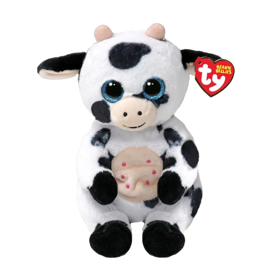 М9;яка іграшка Корова "COW" TY Beanie Bellies 41287, 25 см