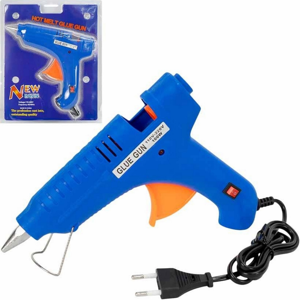 Клейовий пістолет "Hot melt" JQ10036-100W 11 мм, з вимикачем та індикатором