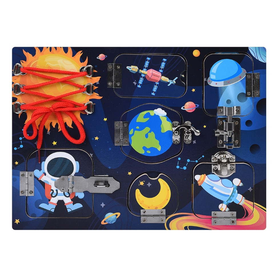 Дерев9;яна іграшка Бізіборд MD 0146-1 ігрове поле 30×22,5 см