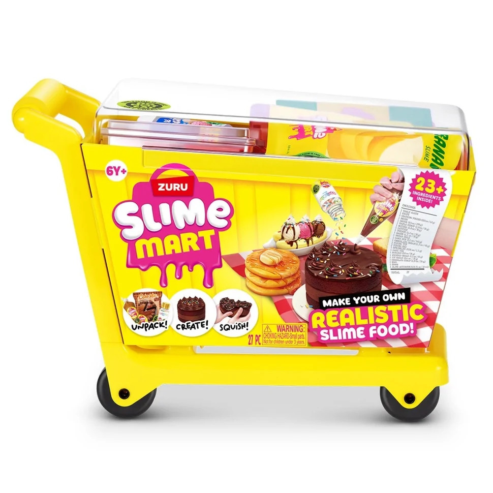 Ігровий набір зі слаймами "Візок смаколиків" Slime Mart 15907 серії "Shopping Cart"