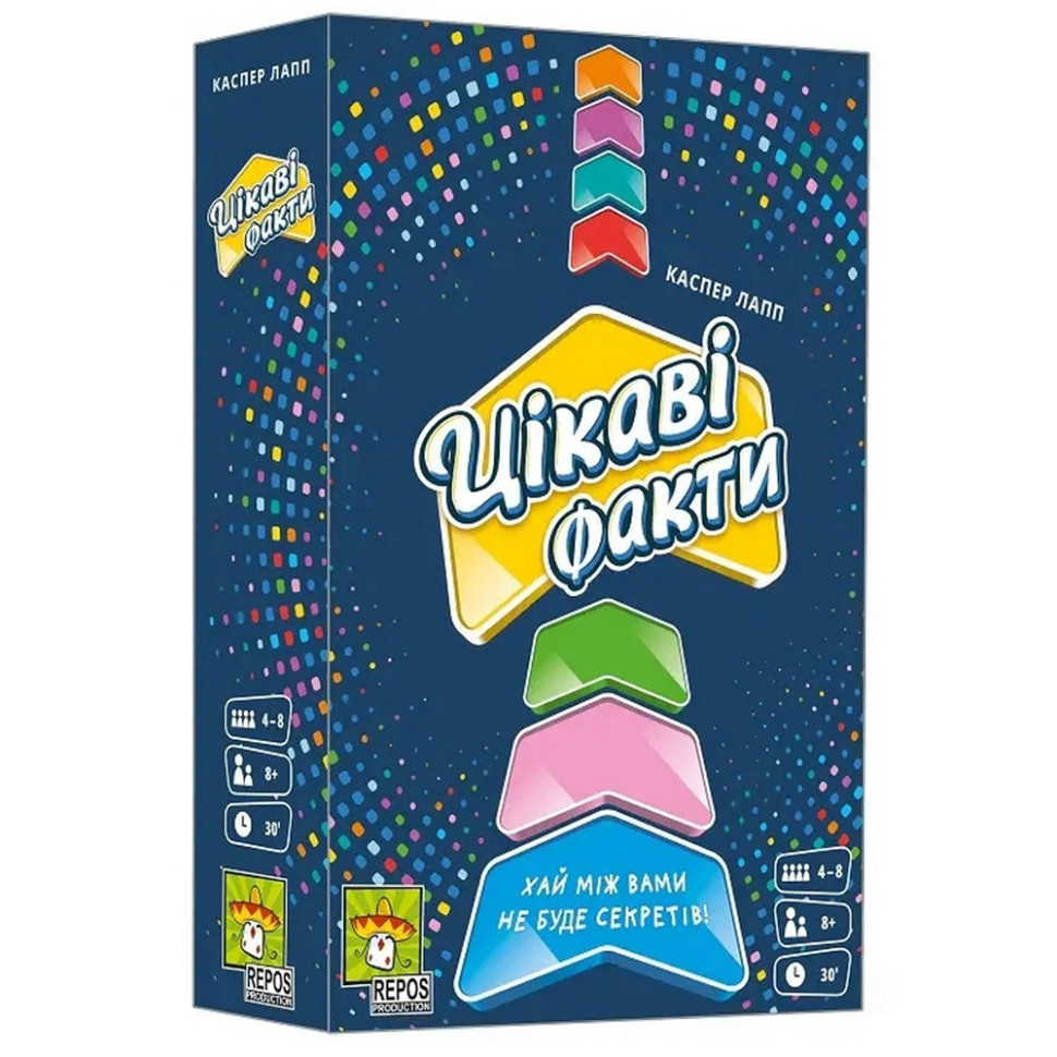 Настільна гра "Цікаві факти" LOB2323UA 195 карток