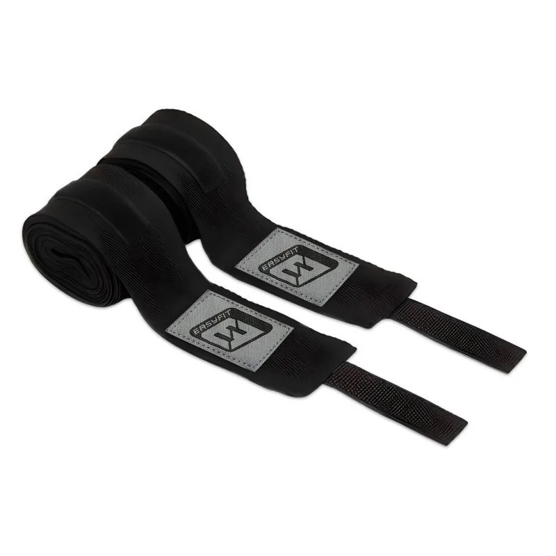 Бінти для боксу EasyFit EF-0374-30-bk, Classic Wrap, чорний 3 м