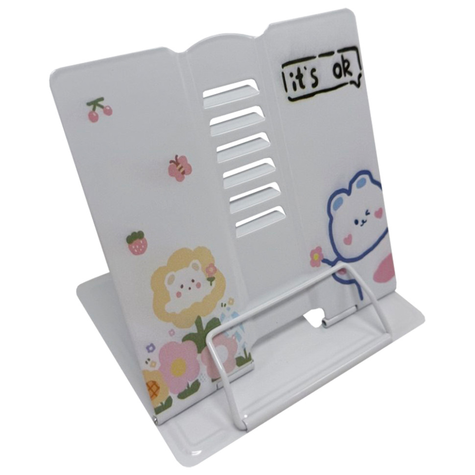 Підставка для книг "Animals" 555-568-S(White) металева
