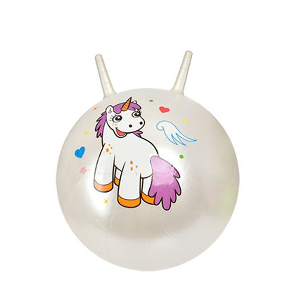 Дитячий м9;яч для фітнесу MS 3397(White) з ручками 55 см, 400 г