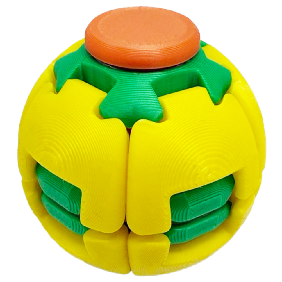 Дитячий антистрес "Spiner-Ball" SPIN-BALL-6(Yellow-Green) розмір 5,5 см