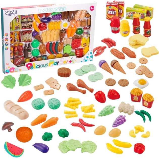 Дитячий набір продуктів "Food play set" XG120-1, 120 елементів
