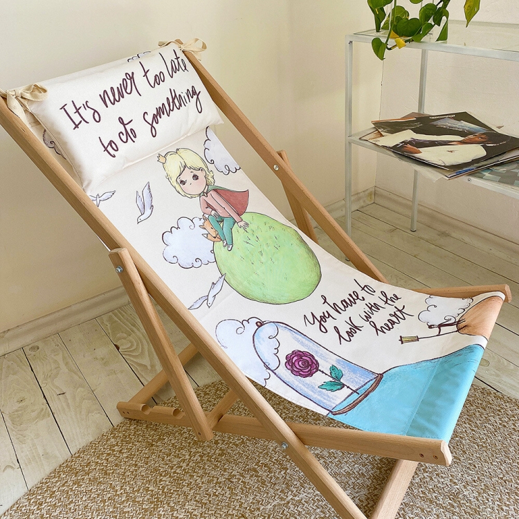 Шезлонг складаний для пляжу і басейну The Little prince