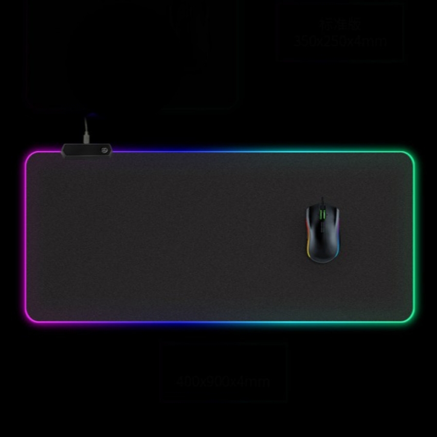 Килимок для мишки GMS WT-5 з RGB підсвічуванням від USB (80*30*0,4 см)
