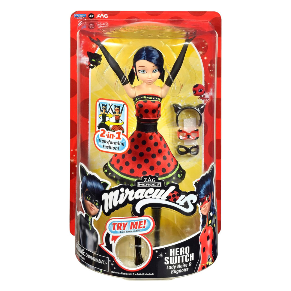 Інтерактивна лялька "Леді Баг та Супер-Кіт" Miraculous 50414 дизайнерське перетворення