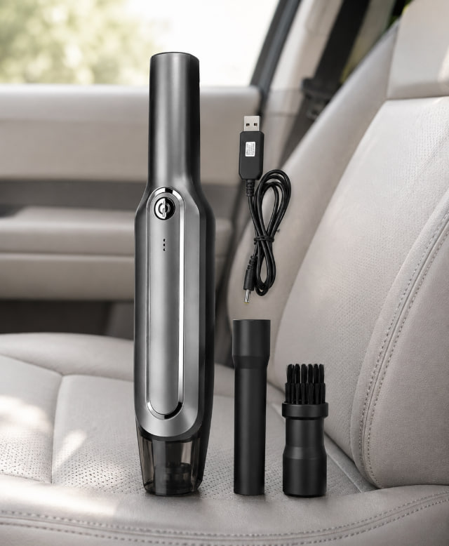 Автопилосос Rias Vacuum Cleaner JB-80 / Акумуляторний автомобільний пилосос 60 Вт