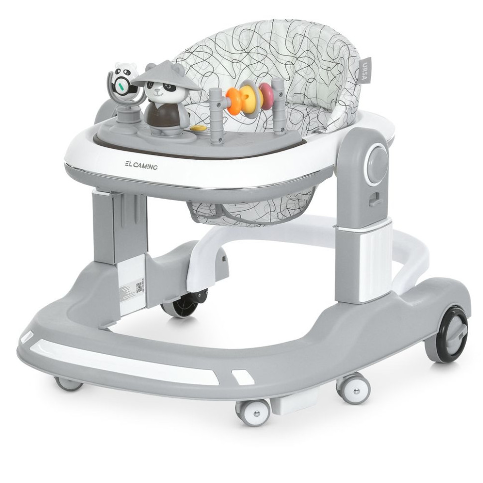 Дитячі Ходунки ME 1200 URSA Gray, музика, світло