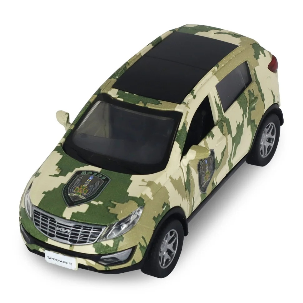 Автомодель серії "Шеврони Героїв" Kia Sporteg R "Дозор" TechnoDrive 250361MC масштаб 1:39