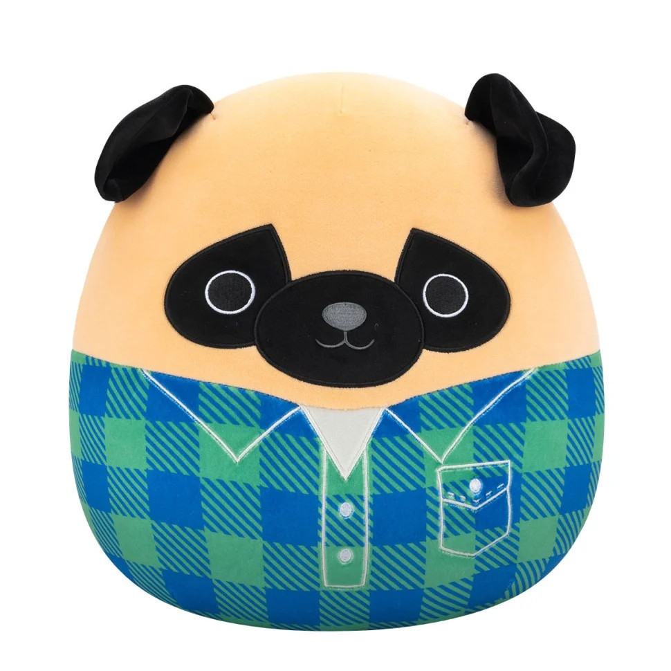 М9;яка іграшка Мопс Принц у сорочці Squishmallows SQCR06622, 30 см