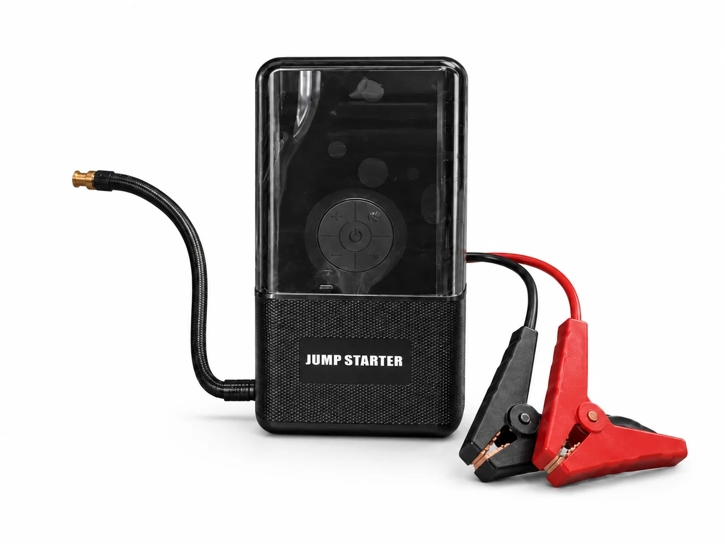 Пусковий пристрій 965A з компресором • Автомобільний Jump Starter 12V 4в1 з насосом 150 PSI, Power Bank і LED-ліхтарем