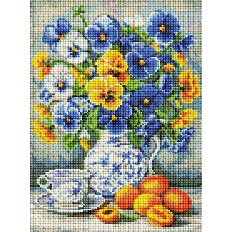 Алмазна мозаїка "Братчики та абрикоси" ©art_selena_ua AMO20463, 30х40 см