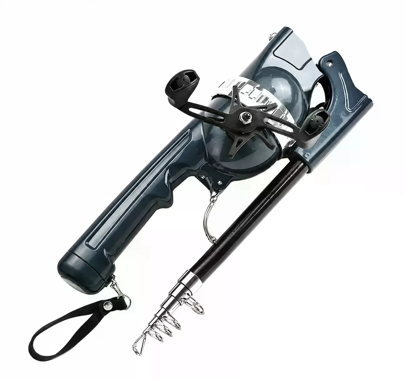 Вудка AND5979 133 см з котушкою • Складна рибальська вудка Fishing Rod 133 см для аматорської риболовлі, поїздок і відпочинку