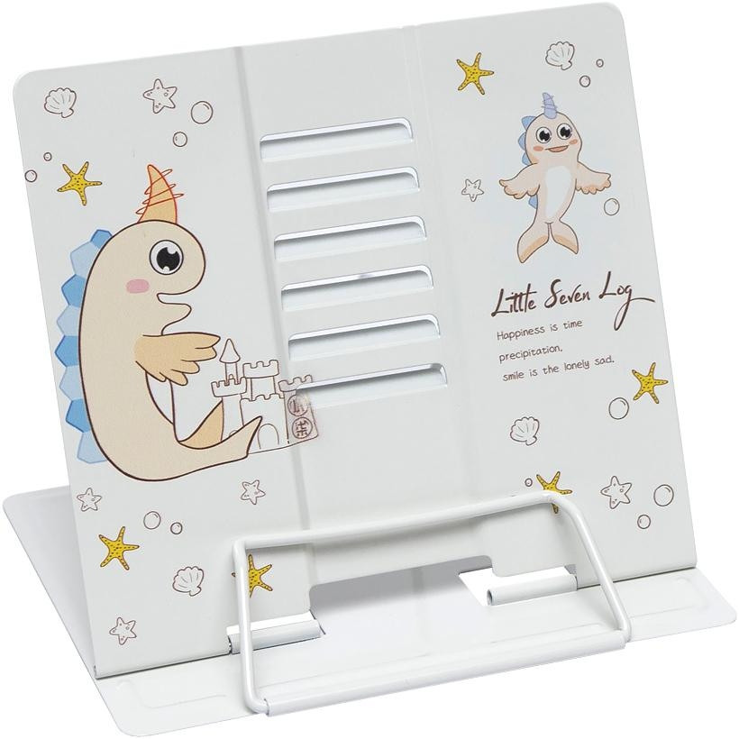 Металева підставка для книг "Little Seven log" LTS-8183(White)