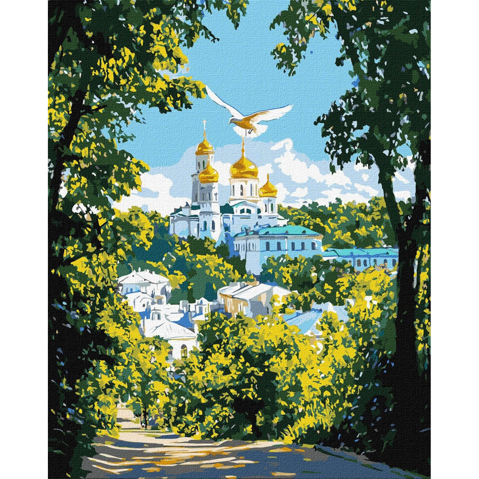 Картина за номерами "Собор духовності" ©art_selena_ua KHO6486, 40х50 см