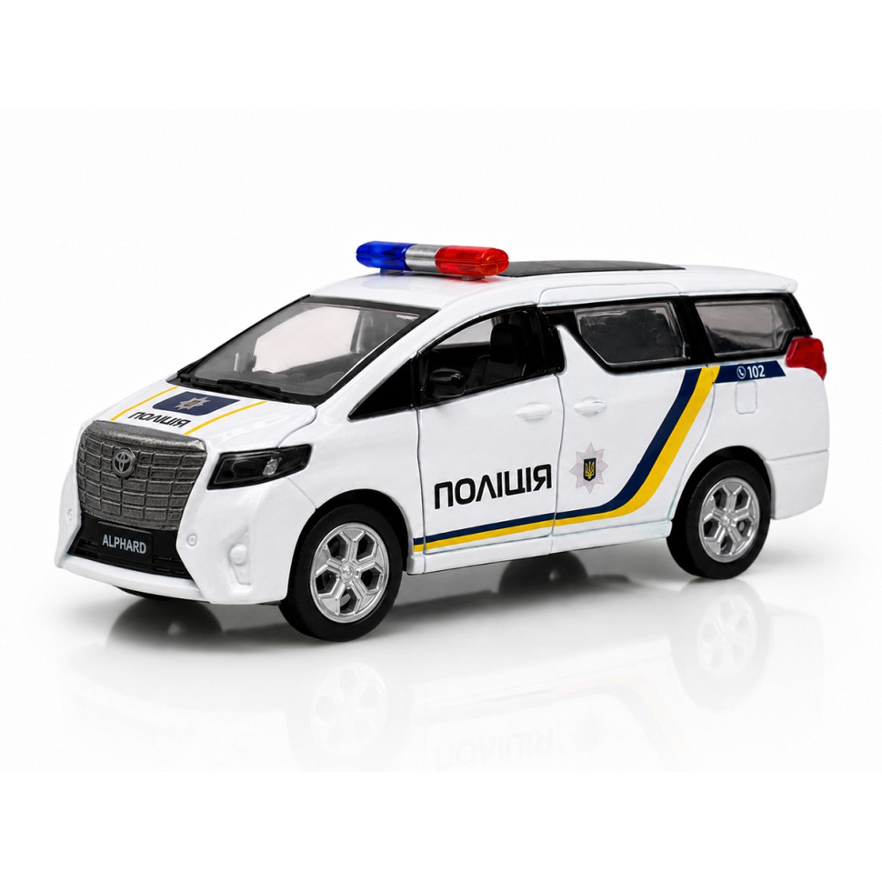 Автомодель дитяча Toyota Alphard "Поліція" TechnoDrive KM260417P, масштаб 1:40