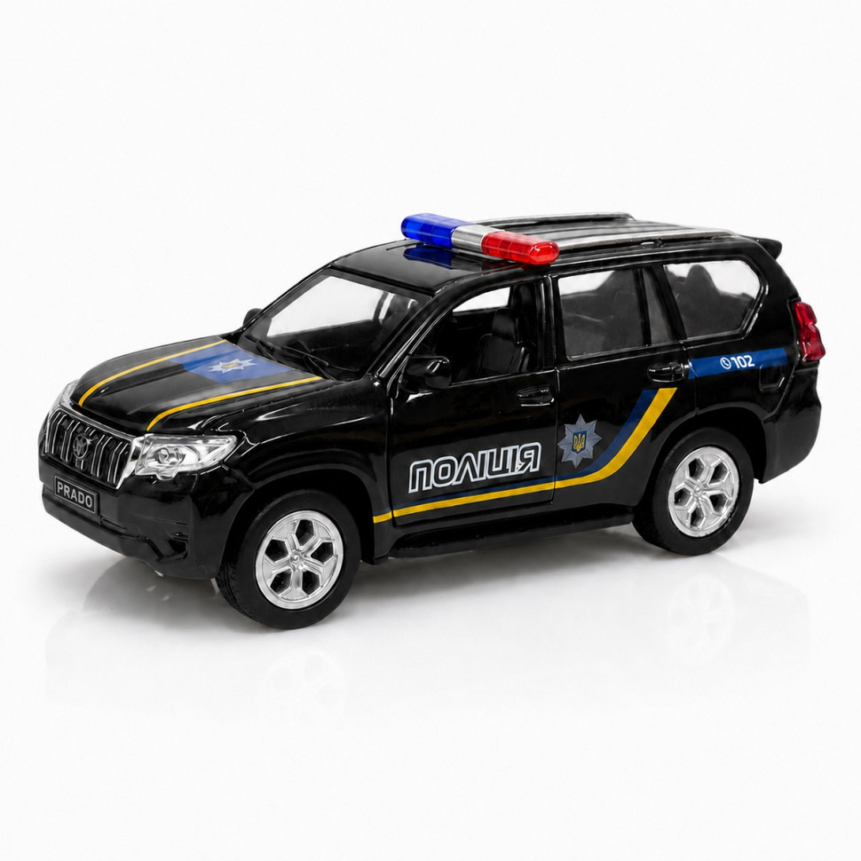Автомодель дитяча Toyota Prado "Поліція" TechnoDrive KM260416P, масштаб 1:40