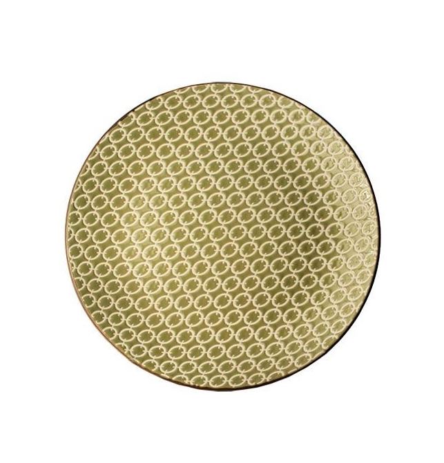 Тарілка обідня 27 см LOSK Papercut Oliva L0480-3B-012-D1