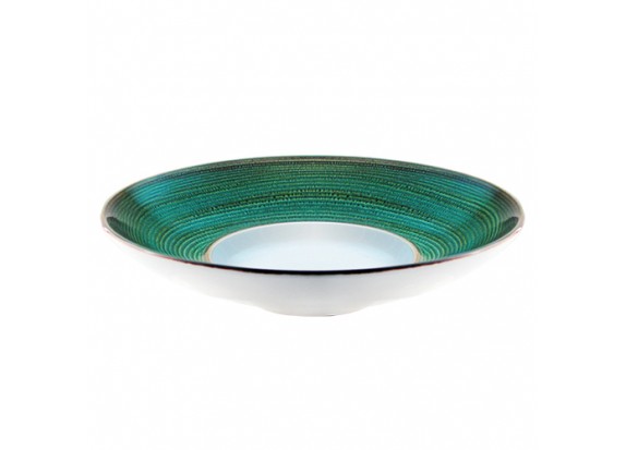 Тарілка глибока кругла 25,5 см LOSK Brenda Blue L0660-T8601582