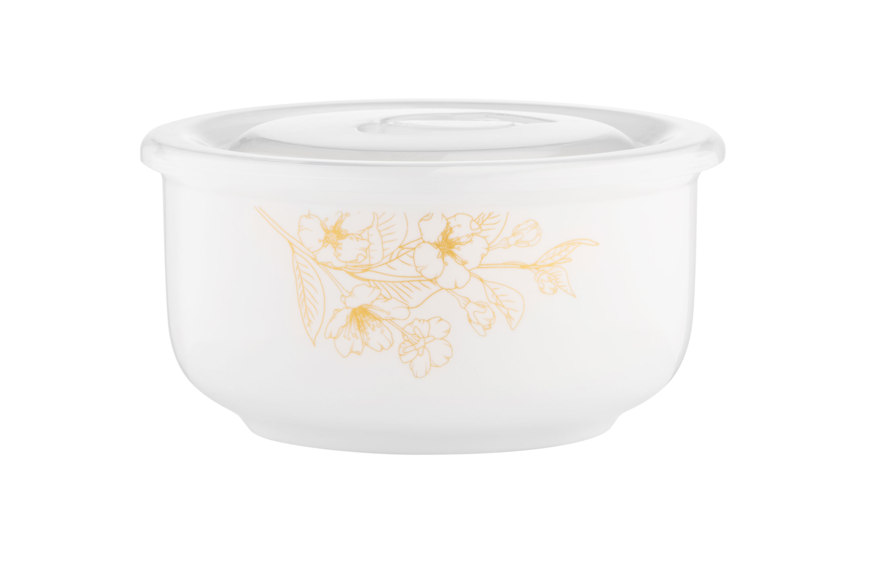 Салатник з кришкою Ardesto Sunny day 12 см фарфор AR3493