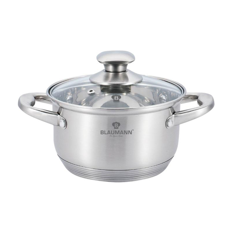 Каструля з нержавіючої сталі з кришкою 2,6 л Blaumann BL-3456