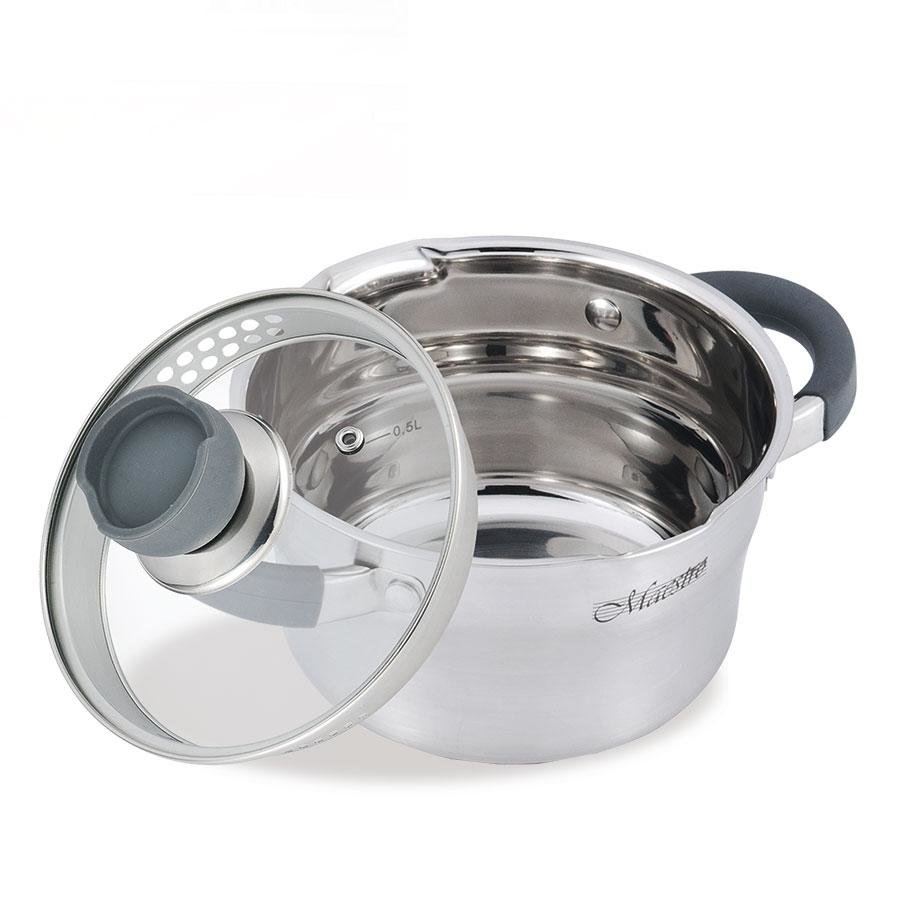 Каструля з кришкою 2,4 л Maestro MR-3507-18